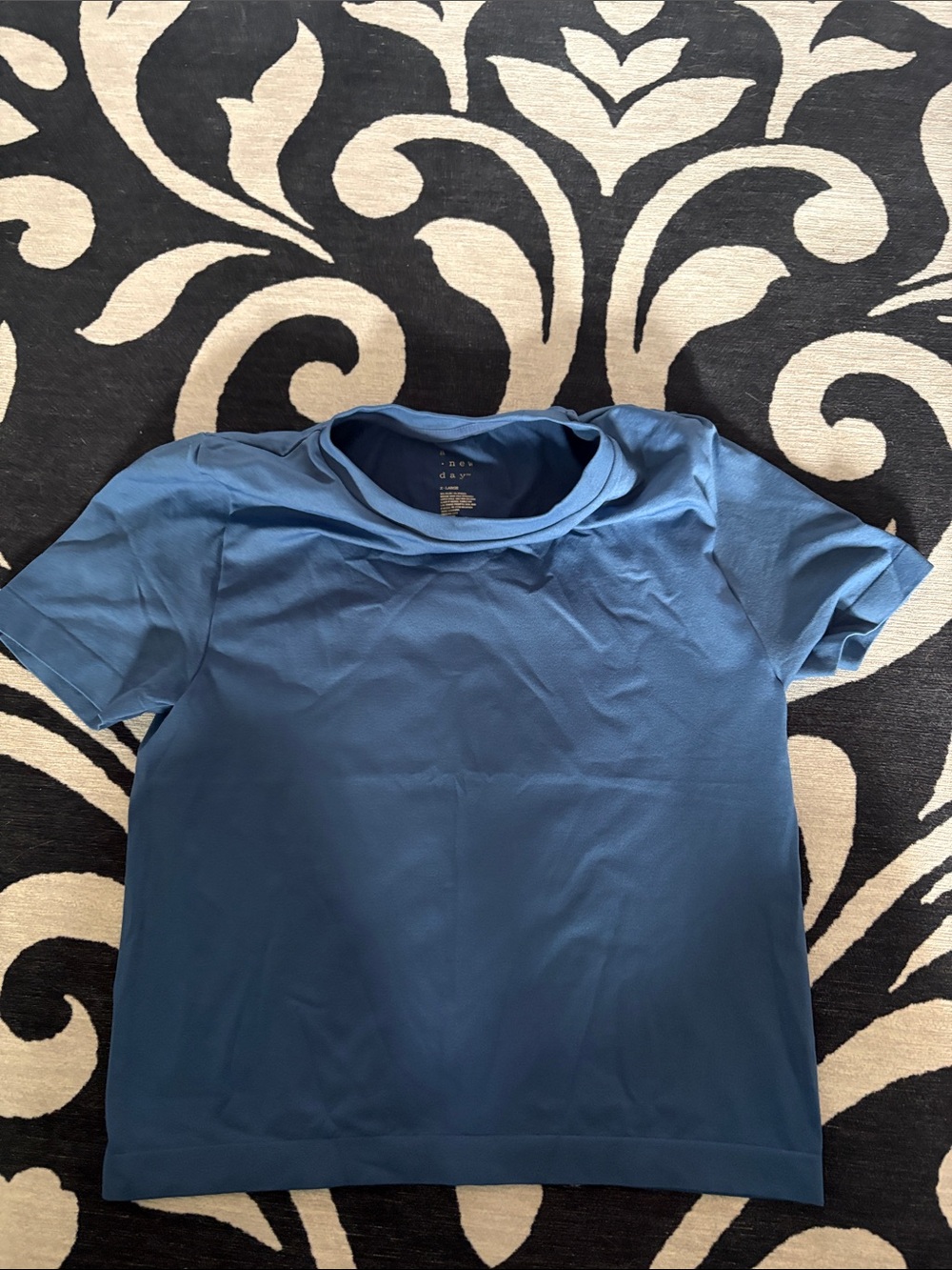 a new day Blue Short-Sleeve Lounge Tee